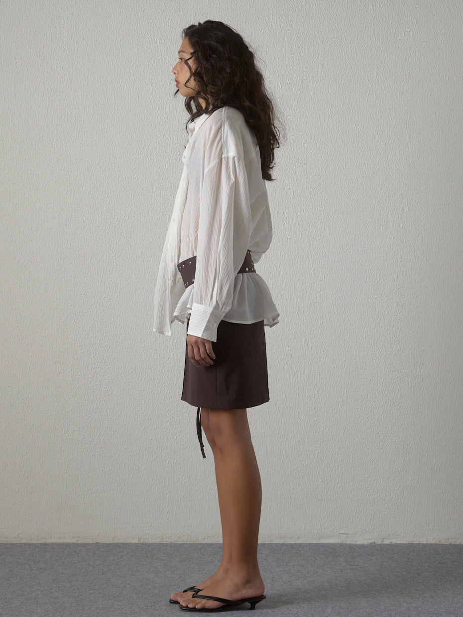 Double placket shirt