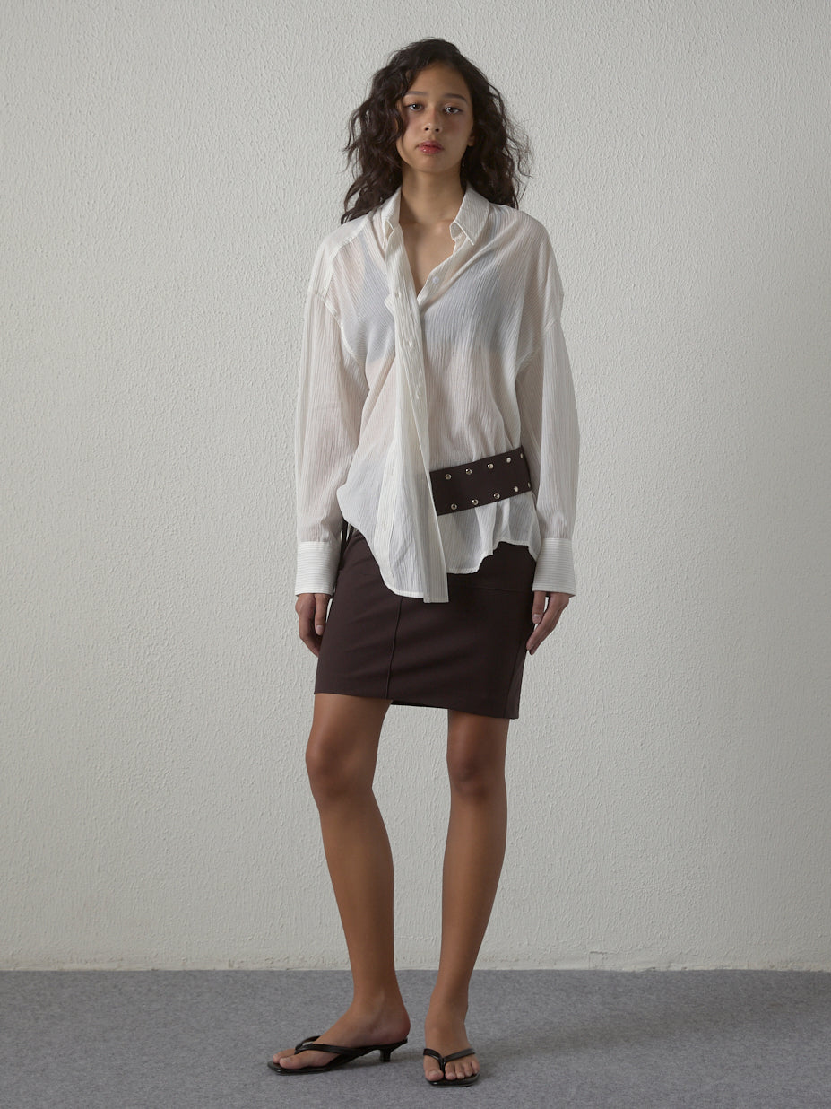 Double placket shirt