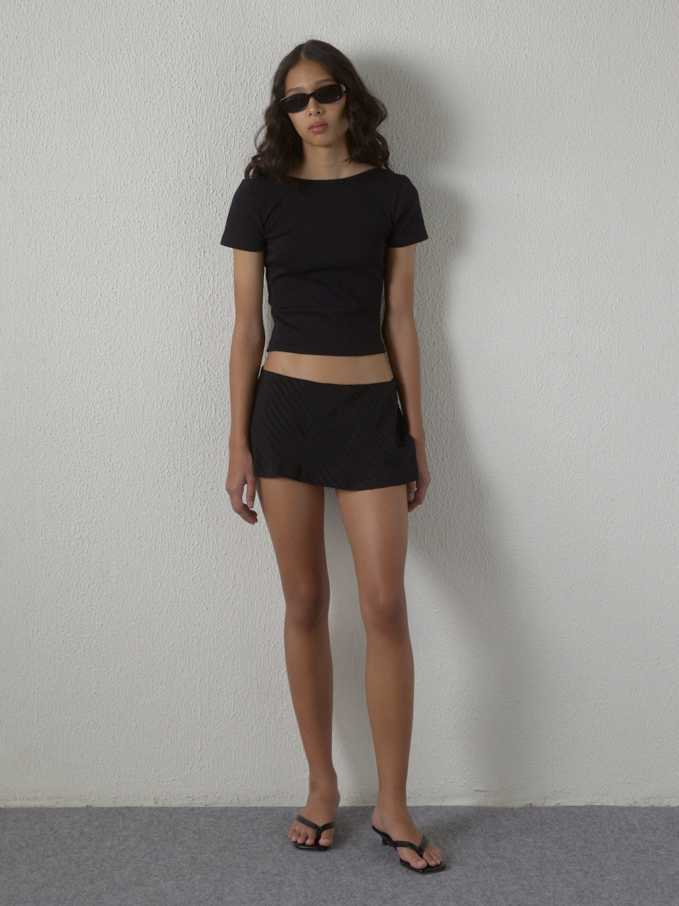 Deep back tee